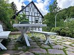 Terrasse - Romantikhütte Winterberg-Willingen - Top-Hundeurlaub