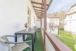 Balkon - Waldfriede FeWo Blau - Top-Hundeurlaub