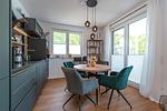 Küche / Küchenzeile - Ferienwohnung Haffhafen - Top-Hundeurlaub