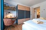 Schlafzimmer - Ferienwohnung Haffhafen - Top-Hundeurlaub