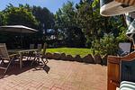 Terrasse - Ferienhaus Bauernkate Basstölpel - Top-Hundeurlaub