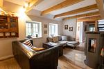 Wohnzimmer - Ferienhaus Bauernkate Basstölpel - Top-Hundeurlaub