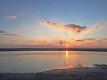 Sonnenuntergang auf der Insel Amrum - Ferienwohnung *Inselnest am Meer* - Top-Hundeurlaub