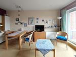 Wohnzimmer in der Ferienwohnung Inselnest am Meer in Wittdün auf Amrum - Ferienwohnung *Inselnest am Meer* - Top-Hundeurlaub