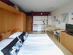 Wohnzimmer mit Schlafcouch in der Ferienwohnung Inselnest am Meer in Wittdün auf Amrum - Ferienwohnung *Inselnest am Meer* - Top-Hundeurlaub