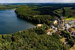 Vogelperspektive - App. Ahlbeck mit Balkon, Kamin und Seeblick - Top-Hundeurlaub