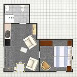 Grundriss - Ferienwohnung *Aawerkant* - Top-Hundeurlaub