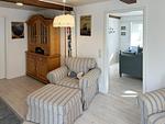 Wohnzimmer - Ferienwohnung *Aawerkant* - Top-Hundeurlaub