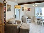 Wohnzimmer - Ferienwohnung *Aawerkant* - Top-Hundeurlaub