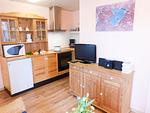 Küche in der Ferienwohnun Brombelbei in Süddorf auf Amrum - Ferienwohnung *Brombelbei* - Top-Hundeurlaub