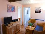 Wohnzimmer in der Ferienwohnun Brombelbei in Süddorf auf Amrum - Ferienwohnung *Brombelbei* - Top-Hundeurlaub