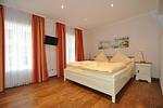 Schlafzimmer - Appartement Altes Pastorat 1 - Top-Hundeurlaub