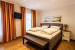 Schlafzimmer - Appartement Altes Pastorat 1 - Top-Hundeurlaub