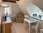 Wohnzimmer - Ferienwohnung *Driiwholt* - Top-Hundeurlaub