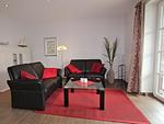 Wohnzimmer - Appartement Sandburg - Top-Hundeurlaub