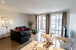 Wohnzimmer - Appartement Sandburg - Top-Hundeurlaub