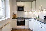 Küche / Küchenzeile - Appartement Sandburg - Top-Hundeurlaub