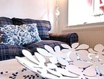 Dekoration in der Ferienwohnung Fiiwfut in Süddorf auf Amrum - Ferienwohnung *Fiiwfut* - Top-Hundeurlaub