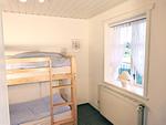 Schlafzimmer mit Hochbetten in der Ferienwohnung Fiiwfut in Süddorf auf Amrum - Ferienwohnung *Fiiwfut* - Top-Hundeurlaub
