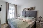 Schlafzimmer - Appartement Altes Pastorat 2 - Top-Hundeurlaub