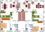 Grundriss - Appartement Altes Pastorat 3 - Top-Hundeurlaub