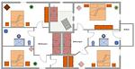 Grundriss - Appartement Altes Pastorat 3 - Top-Hundeurlaub