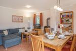 Hauptansicht - Ferienhaus See Idyll 2 mit Kamin, Terrasse und 2 Bädern - Top-Hundeurlaub