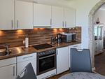 Küche / Küchenzeile - Ferienwohnung *Jessen´s Wattblick* - Top-Hundeurlaub