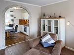 Wohnzimmer - Ferienwohnung *Jessen´s Wattblick* - Top-Hundeurlaub