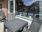 Balkon - Ferienwohnung *Jessen´s Wattblick* - Top-Hundeurlaub