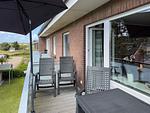 Balkon - Ferienwohnung *Jessen´s Wattblick* - Top-Hundeurlaub