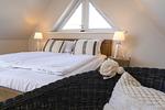 Schlafzimmer - Doppelhaushälfte Diek Twilling 1 - Top-Hundeurlaub