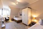 Schlafzimmer - Doppelhaushälfte Diek Twilling 2 - Top-Hundeurlaub