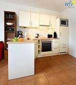 Küche / Küchenzeile - Ferienwohnung Meereslust - Top-Hundeurlaub