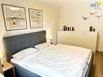 Schlafzimmer - Ferienwohnung Seehund - Top-Hundeurlaub