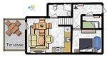 Grundriss - Ferienwohnung 4 - Top-Hundeurlaub
