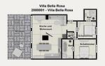 Grundriss - Villa Bella Rosa - Top-Hundeurlaub