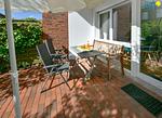 Terrasse - Ferienhaus Nordseeglück 11.6 - Top-Hundeurlaub