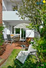 Terrasse - Ferienhaus Nordseeglück 11.6 - Top-Hundeurlaub