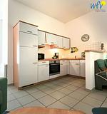 Küche / Küchenzeile - Ferienwohnung 14 - Top-Hundeurlaub