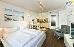 Wohnzimmer - Ferienwohnung 12 - Top-Hundeurlaub