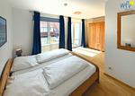 Schlafzimmer - Ferienhaus Heiler Hus - Top-Hundeurlaub
