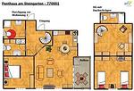 Grundriss - Ferienwohnung 1 - Top-Hundeurlaub