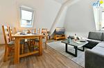 Wohnzimmer - Ferienwohnung Strandläufer - Top-Hundeurlaub
