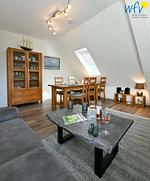 Wohnzimmer - Ferienwohnung Strandläufer - Top-Hundeurlaub
