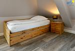 Schlafzimmer - Ferienwohnung Strandläufer - Top-Hundeurlaub