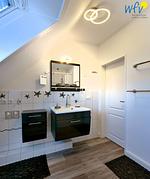 Badezimmer - Ferienwohnung Strandläufer - Top-Hundeurlaub