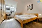 Schlafzimmer - Ferienwohnung Strandläufer - Top-Hundeurlaub