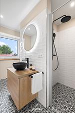 Badezimmer - Penthouse Wohnung Seeluft-Lounge - Top-Hundeurlaub