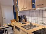 Küche / Küchenzeile - Ferienwohnung Krabbenkoje - Top-Hundeurlaub